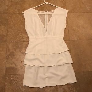 Flirty, fun white dress